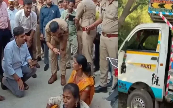 Xe bán tải mất lái tông thẳng vào lề đường, cả gia đình 5 người tử vong thương tâm