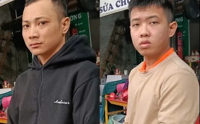 Bắt Lê Xuân Công (SN 2001) và Lê Thiêm Cảnh (SN 1997), 2 anh em họ chuyên trộm cắp xe máy