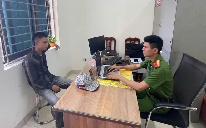 Trần Khánh Trung, sinh năm 2003 bị bắt