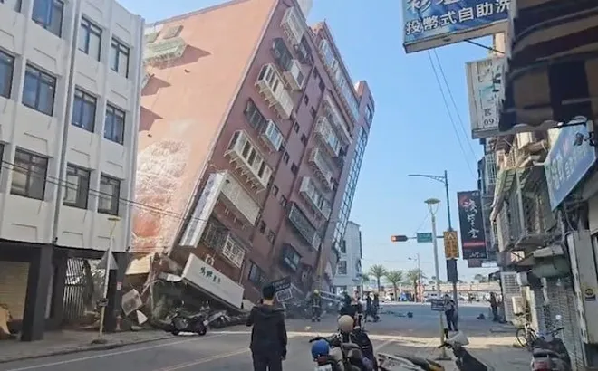 80 trận động đất liên hoàn khiến Đài Loan rung chuyển từ đêm đến rạng sáng